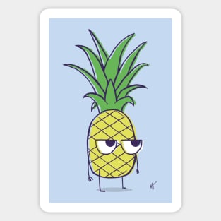 Unimpressed Pineapple Sticker